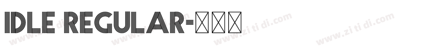 IDLE Regular字体转换